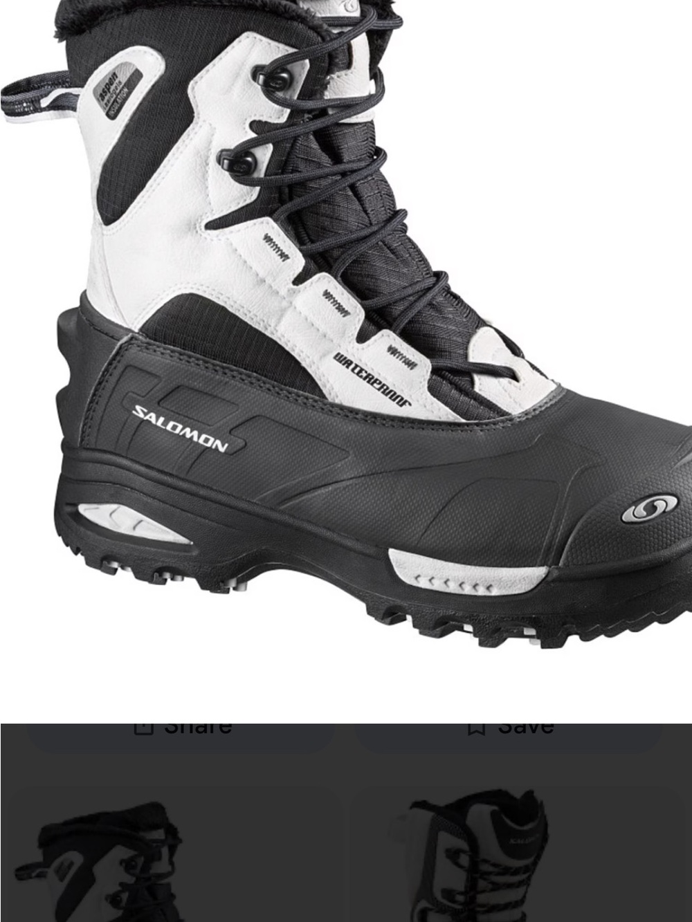 Salomon Women's Toundra Mid Waterproof Winter Aerotherm